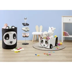 Gifi Rangement|Range chaussure panda 3 paires 3 niveaux noir et blanc
