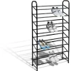 Gifi Rangement|Range chaussures à 8 niveaux noir