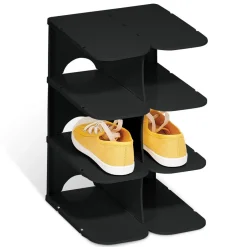 Gifi Rangement|Range chaussures 4 paires noir