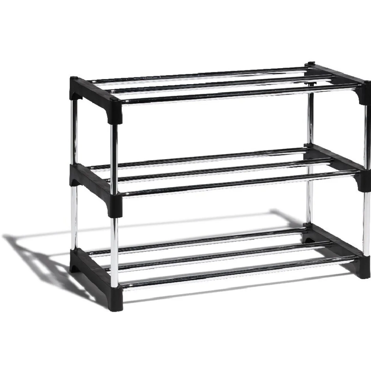 Gifi Rangement|Range chaussures extensible noir et gris