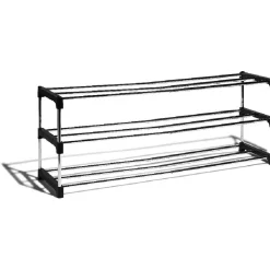 Gifi Rangement|Range chaussures extensible noir et gris