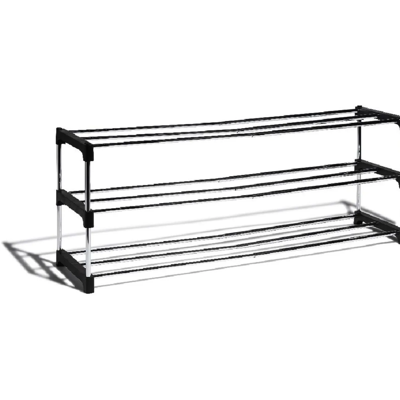 Gifi Rangement|Range chaussures extensible noir et gris