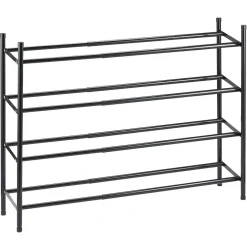 Gifi Rangement|Range chaussures extensible noir 4 niveaux