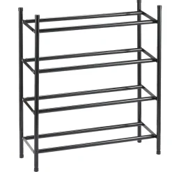 Gifi Rangement|Range chaussures extensible noir 4 niveaux