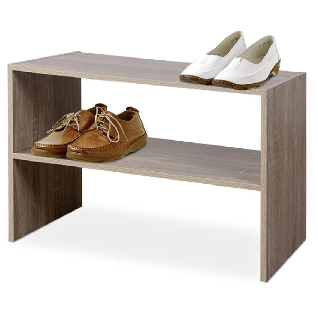Gifi Rangement|Range chaussures superposable mdf naturel