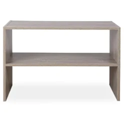 Gifi Rangement|Range chaussures superposable mdf naturel