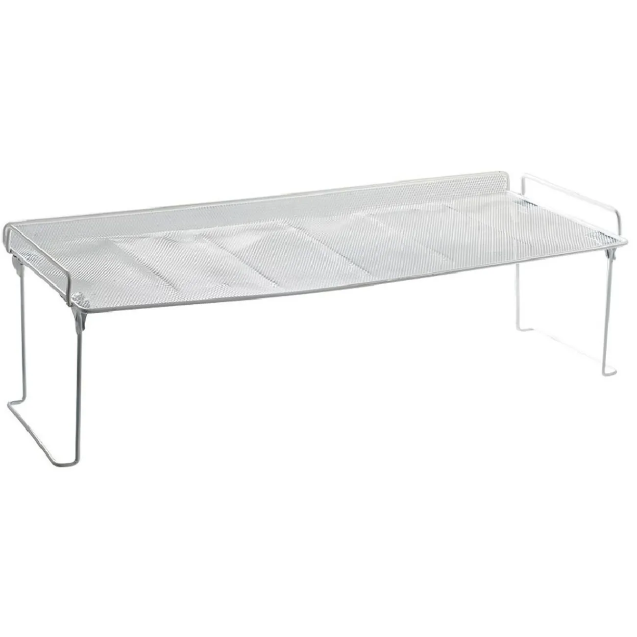 Gifi Rangement|Range chaussures étagère blanche superposable 8 paires L68xl28xH22cm