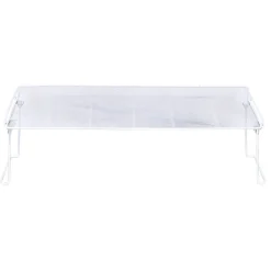 Gifi Rangement|Range chaussures étagère blanche superposable 8 paires L68xl28xH22cm