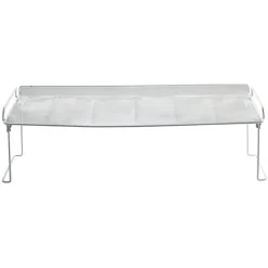 Gifi Rangement|Range chaussures étagère blanche superposable 8 paires L68xl28xH22cm