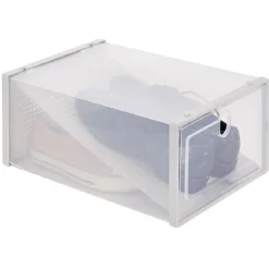 Gifi Rangement|Range chaussures transparent x2