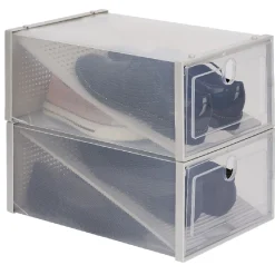 Gifi Rangement|Range chaussures transparent x2