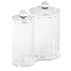 Gifi Beauté^Range coton tige et disque transparent