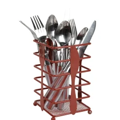 Gifi Range couvert métal design cuillère fourchette couteau 10x10xH16,5cm