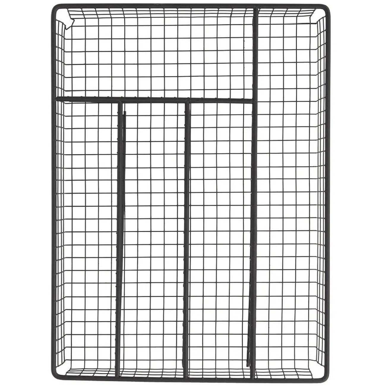 Gifi Range couvert pour tiroir grillage en fer noir