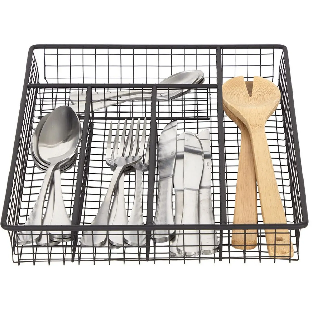 Gifi Range couvert pour tiroir grillage en fer noir