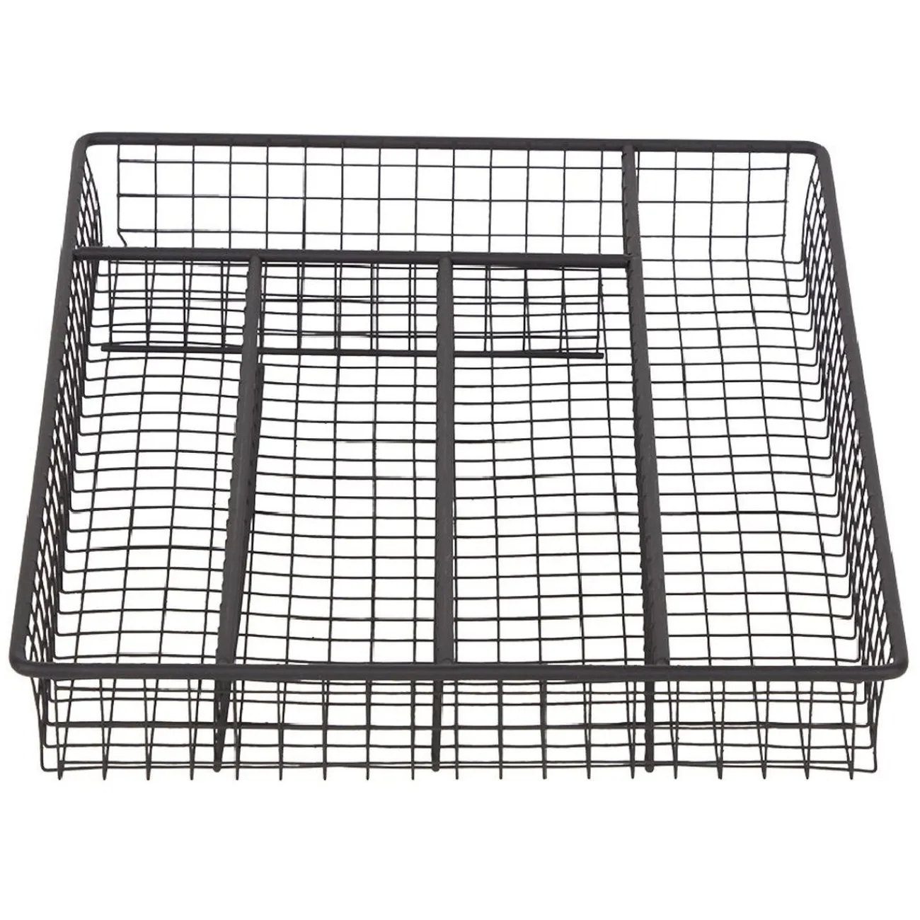 Gifi Range couvert pour tiroir grillage en fer noir