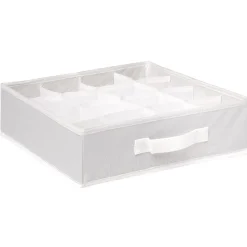 Gifi Rangement|Range sous vêtements 16 compartiments blanc