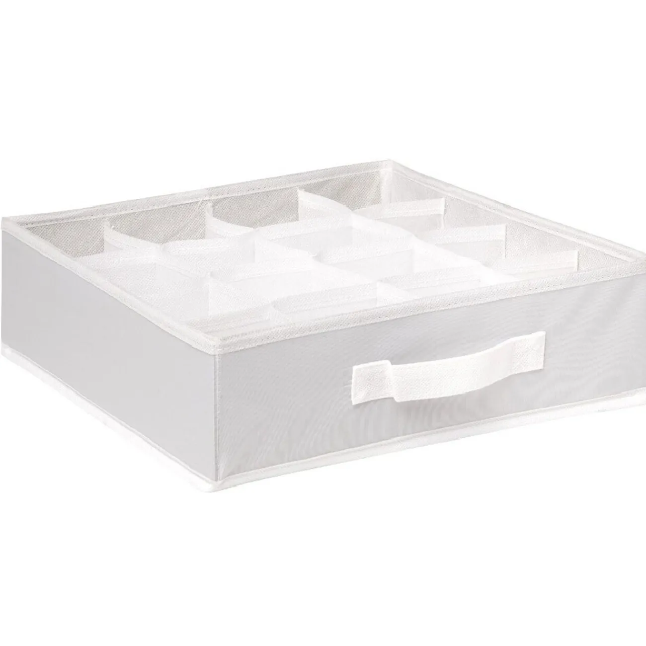 Gifi Rangement|Range sous vêtements 16 compartiments blanc