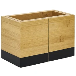 Gifi Range ustensile extensible bambou naturel et noir L18/29x10xH12cm