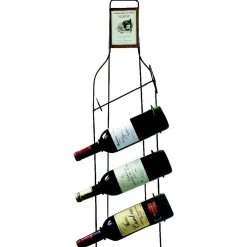 Gifi Range-bouteille noir 4 bouteilles