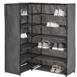 Gifi Rangement|Range-chaussures d'angle gris