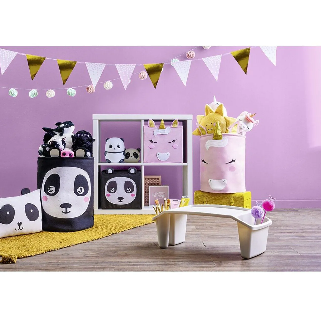 Gifi Rangement|Rangement blanc motif animal