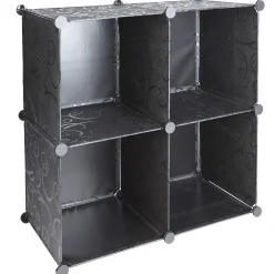 Gifi Rangement|Rangement compartiment noir x4