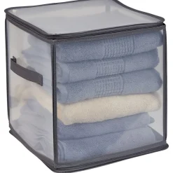 Gifi Entretien Du Linge|Rangement cube transparent ZIP