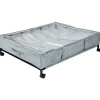 Gifi Rangement|Rangement dessous de lit 12 compartiments souple à roulettes 76x60xH20cm