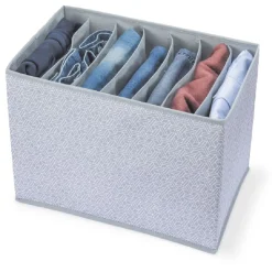 Gifi Rangement|Rangement dressing 7 compartiments pliable 43x27xH32cm