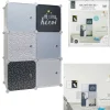 Gifi Rangement|Rangement modulable 6 cubes garçon My Little Héros 63x32xH110cm