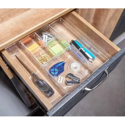 Gifi Rangement|Rangement pour tiroir 7 compartiments transparents