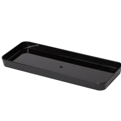 Gifi Aménagement Salle De Bain^Rangement pour tiroir plastique noir