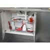 Gifi Rangement sous évier extensible argenté