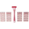 Gifi Beauté^Rasoir femme avec 20 recharges 3 lames