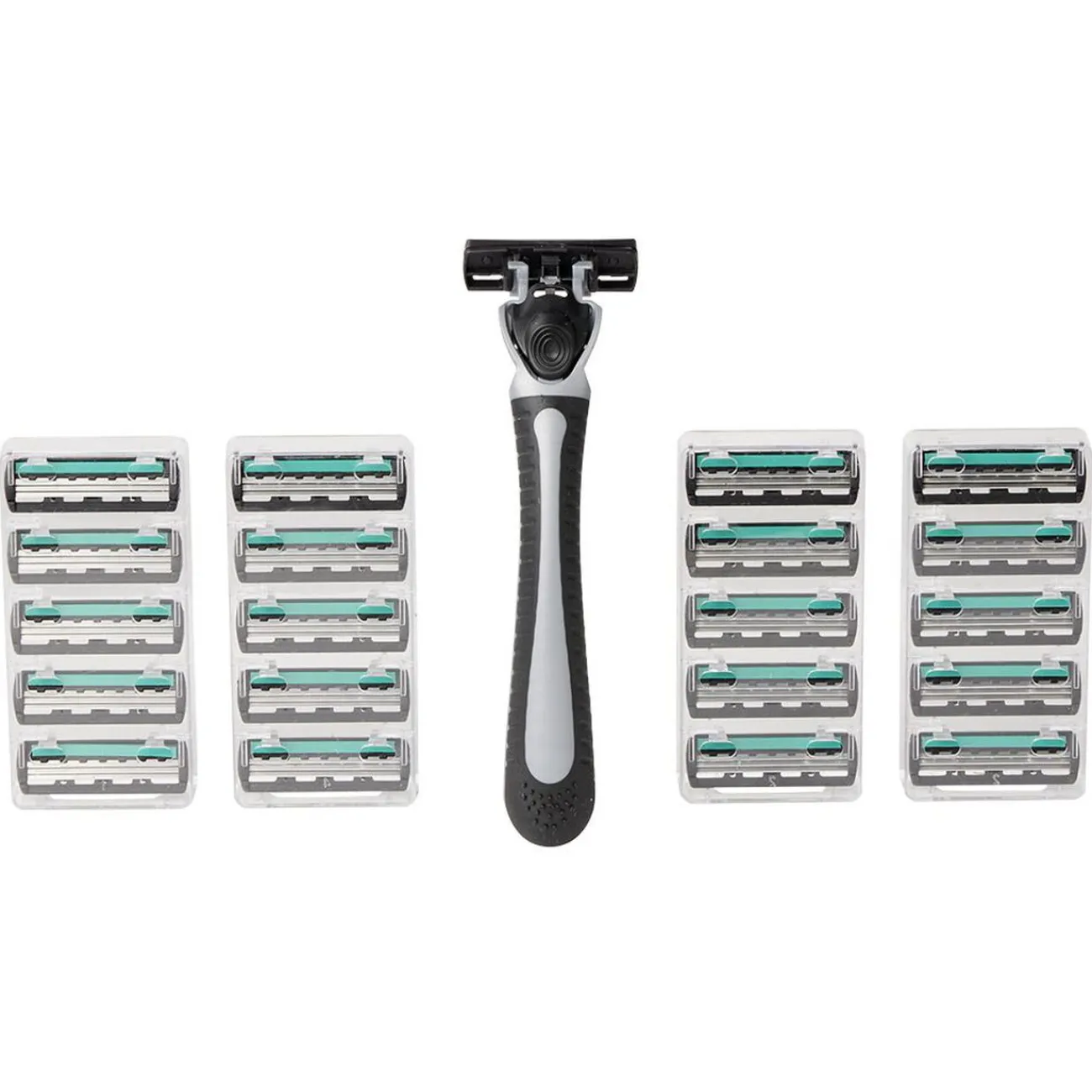 Gifi Beauté^Rasoir homme avec 20 recharges 3 lames