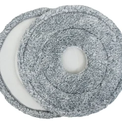 Gifi Nettoyage Et Entretien|Recharge microfibre ronde pour seau essoreur Ø25,5cm x2