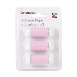 Gifi Bien-Être^Recharge râpe électrique anticallosités x3