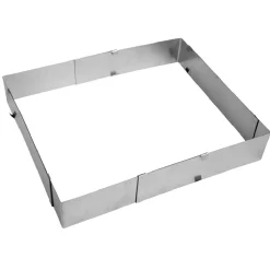 Gifi Rectangle à pâtisserie extensible axe central amovible 17/32x25/46cm