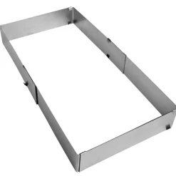Gifi Rectangle à pâtisserie extensible axe central amovible 17/32x25/46cm