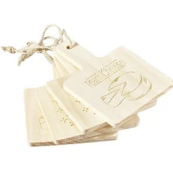 Gifi Repose poêlon à raclette en bois x4