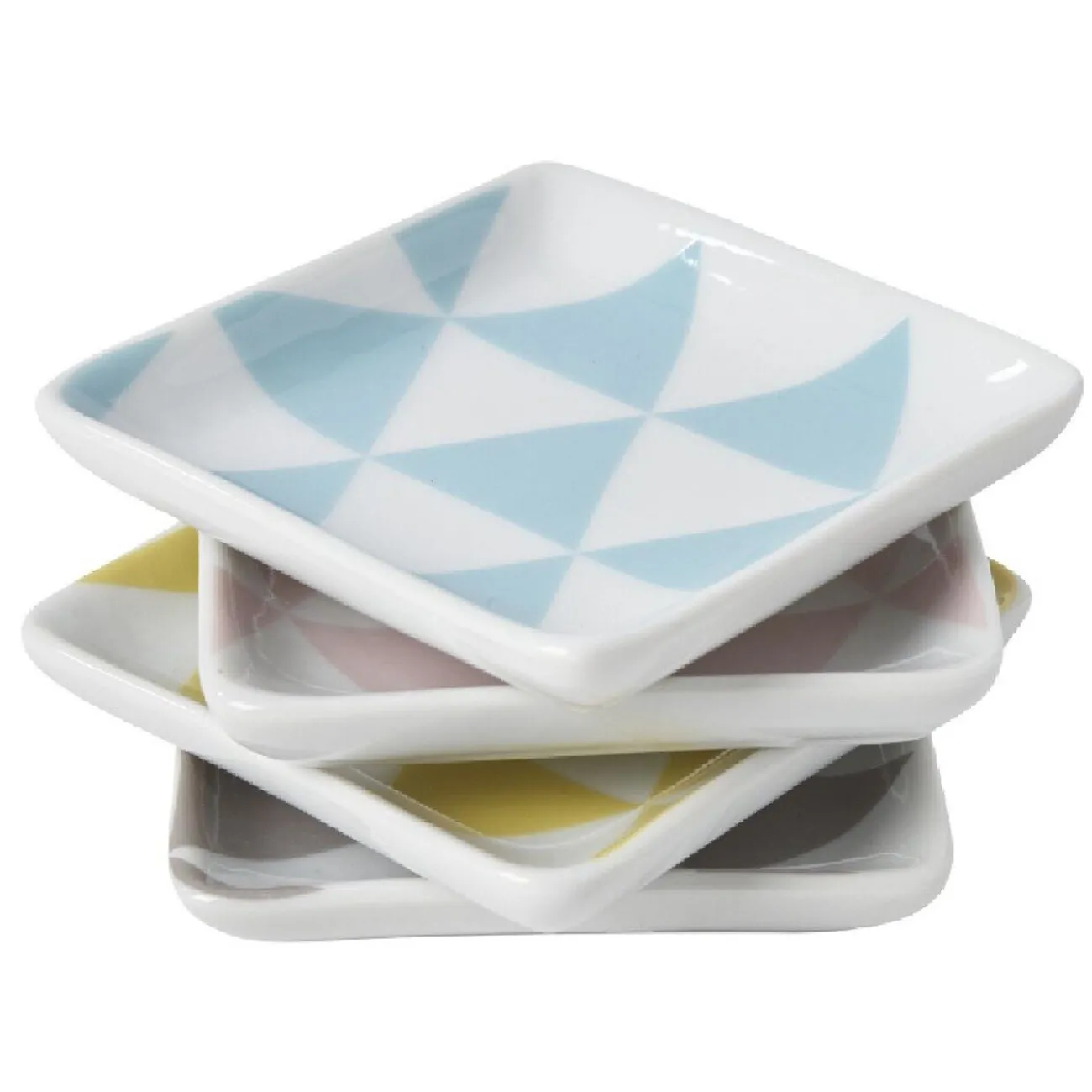 Gifi Repose thé losanges colorés x4