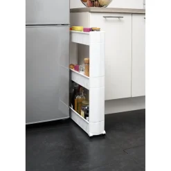 Gifi Resserre de cuisine blanc 3 niveaux