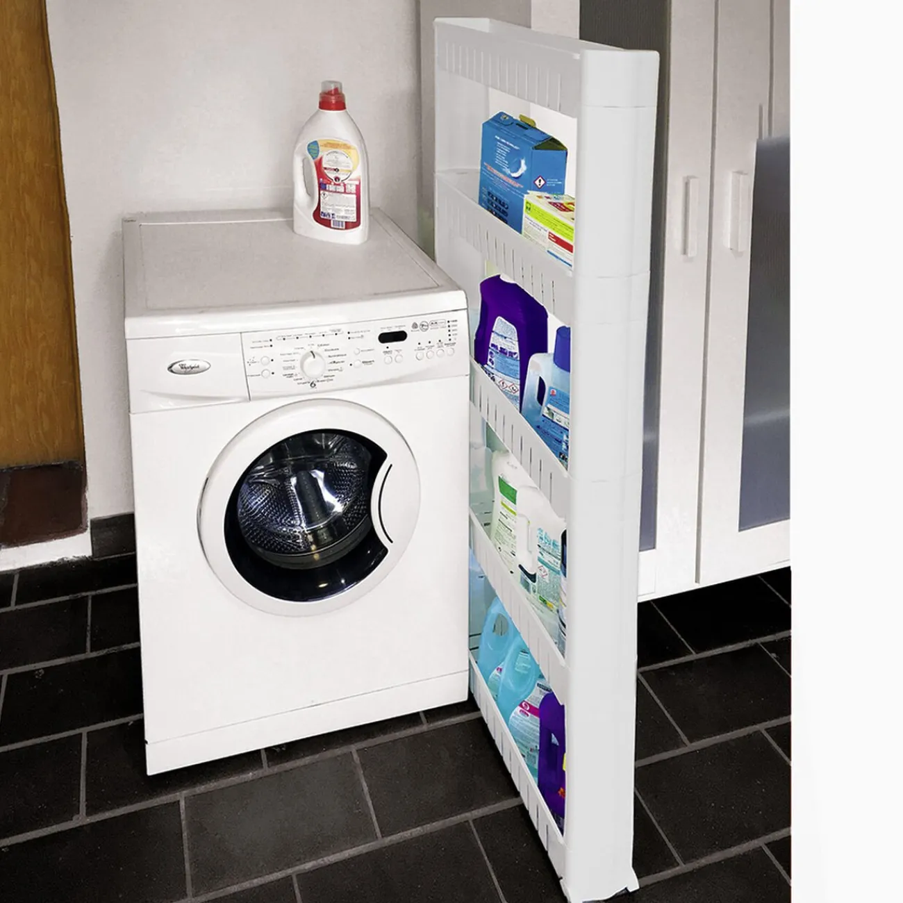 Gifi Resserre 2en1 avec fonction table blanc