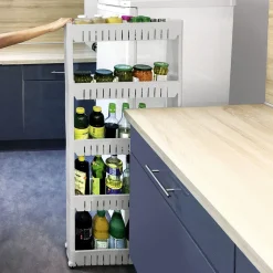 Gifi Resserre 2en1 avec fonction table blanc