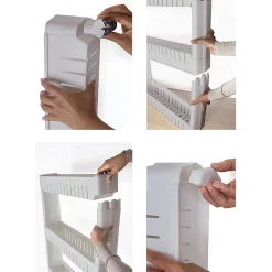 Gifi Resserre 2en1 avec fonction table blanc