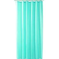 Gifi Aménagement Salle De Bain^Rideau de douche bleu clair
