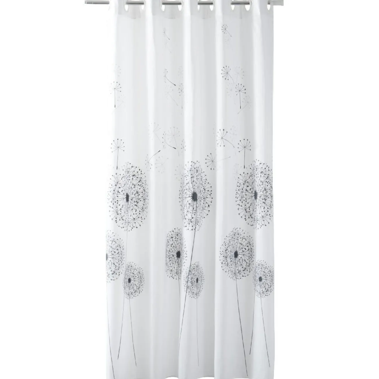 Gifi Aménagement Salle De Bain^Rideau de douche design fleur