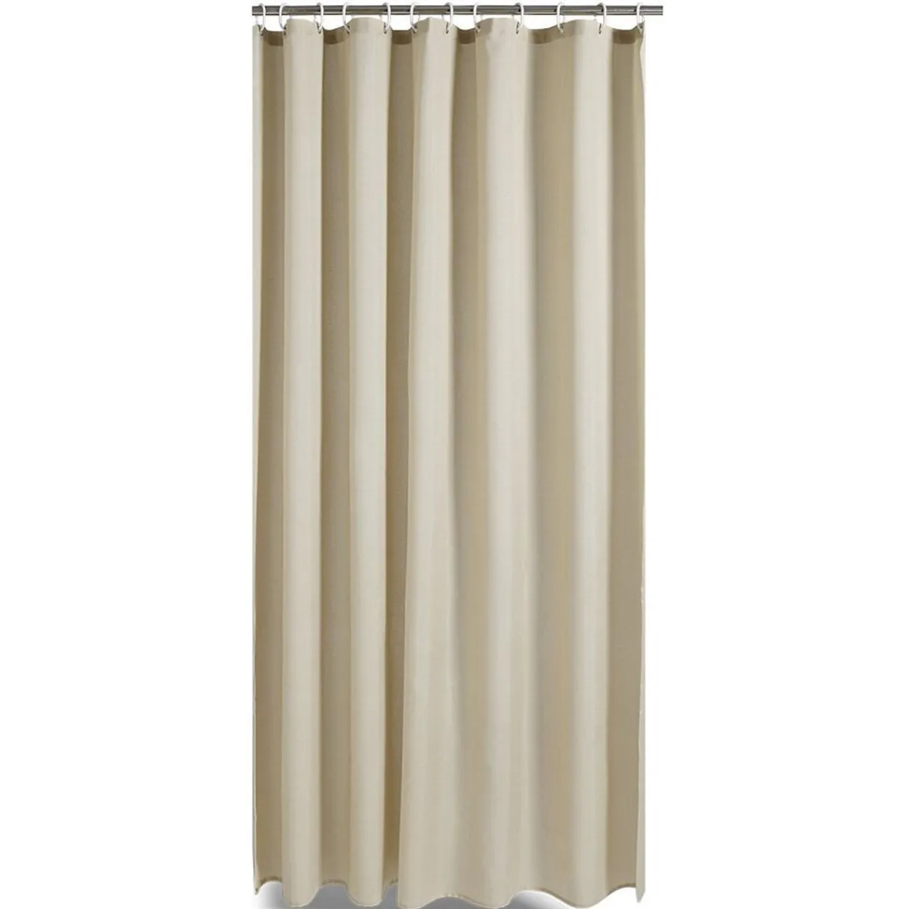 Gifi Equipement Douche^Rideau de douche effet lin 180x200cm polyester beige