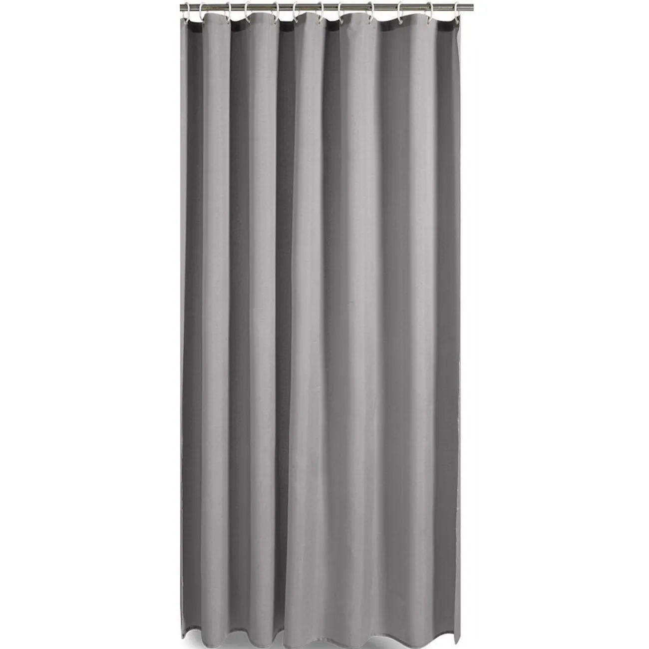 Gifi Equipement Douche^Rideau de douche effet lin 180x200cm polyester gris